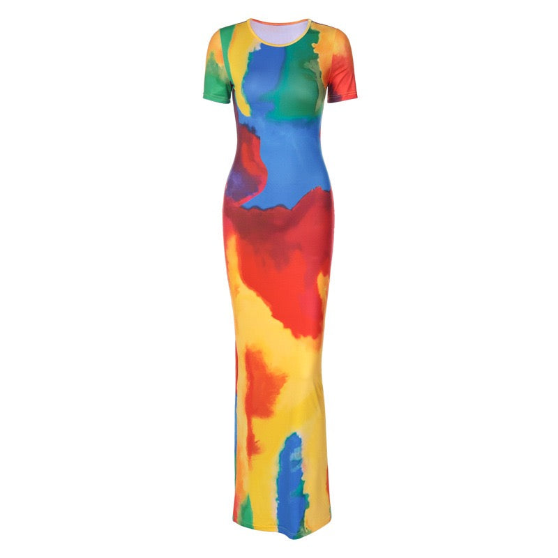 Ronnise Printed Maxi Dress