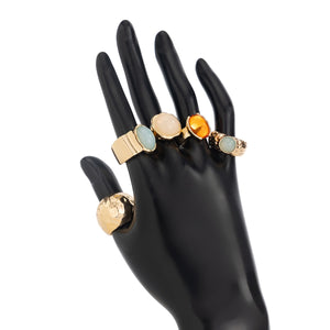 Vintage Gem Ring Set