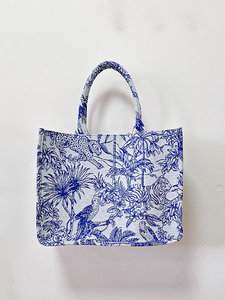 Tropical Toile Handbag