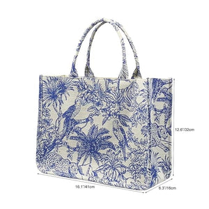 Tropical Toile Handbag