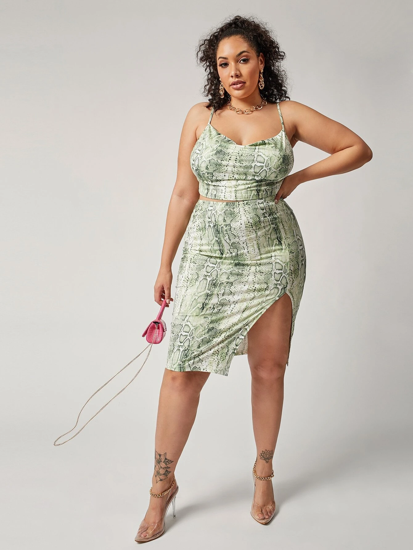Janessa Snakeskin Set - Snake