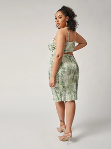 Janessa Snakeskin Set - Snake