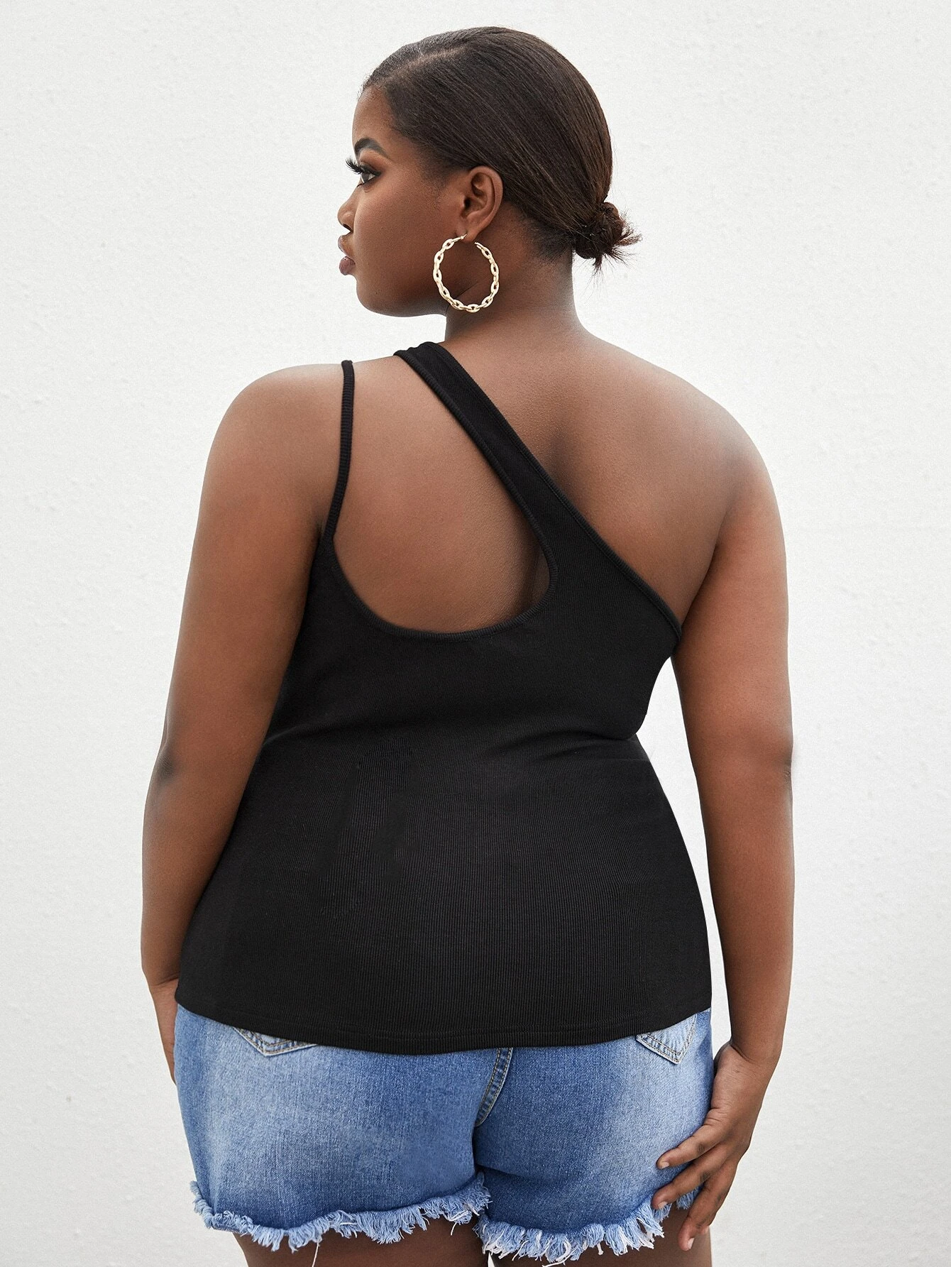 Kimchi Cut Out Top - Charcoal