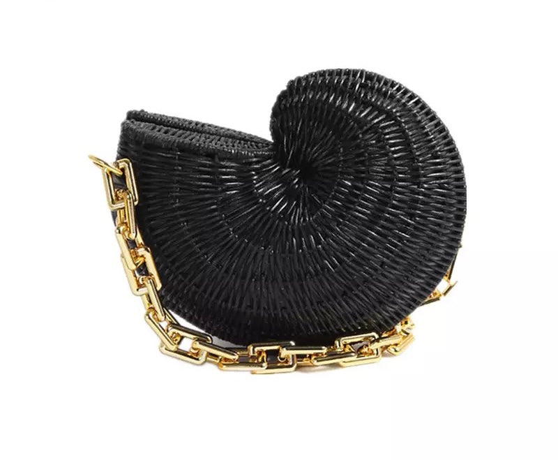 Shelly Rattan Handbag