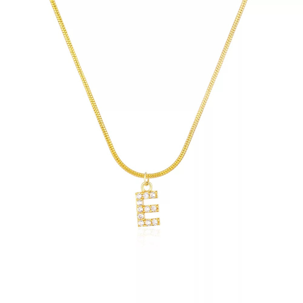 “Say My Name” herringbone necklace