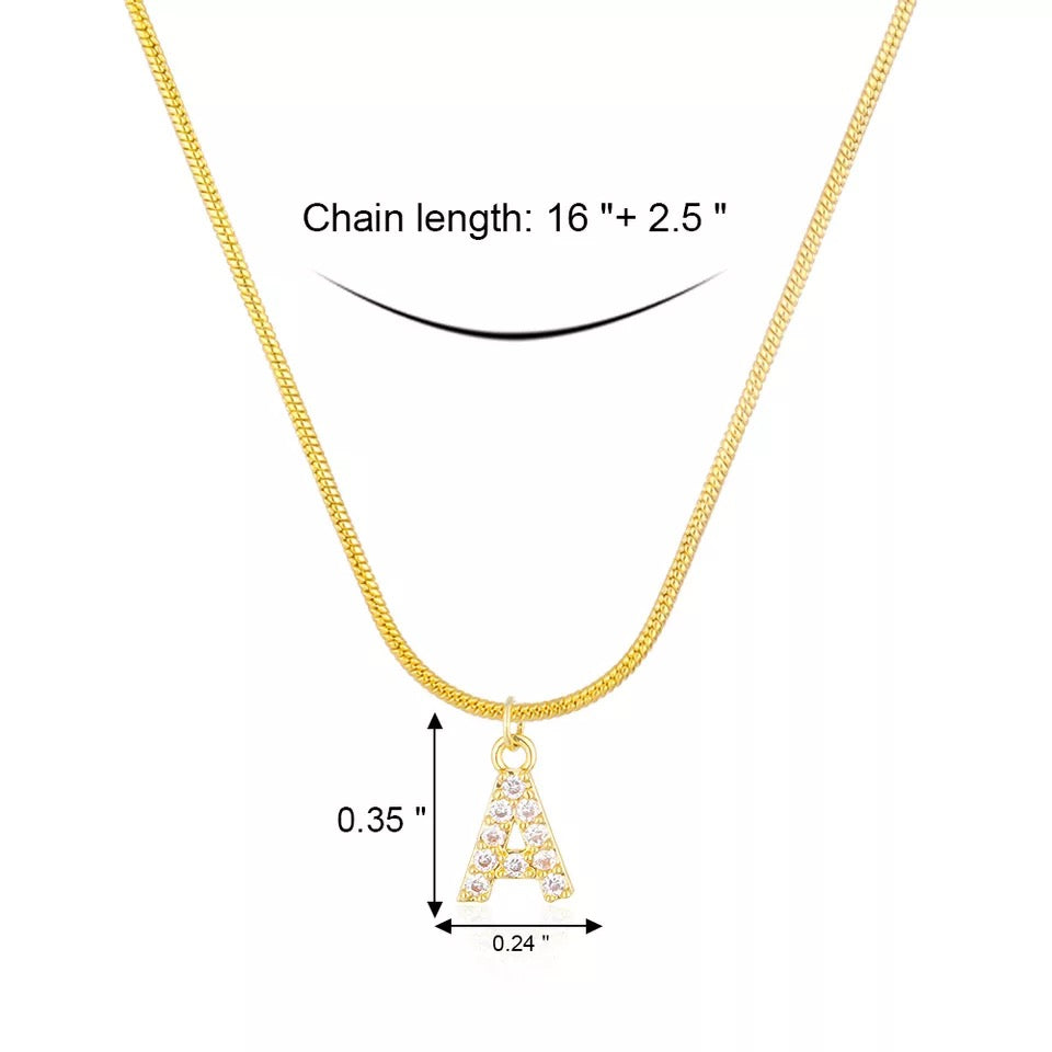 “Say My Name” herringbone necklace
