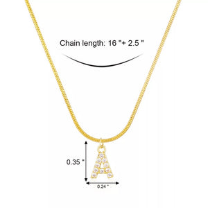 “Say My Name” herringbone necklace