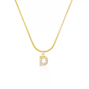 “Say My Name” herringbone necklace