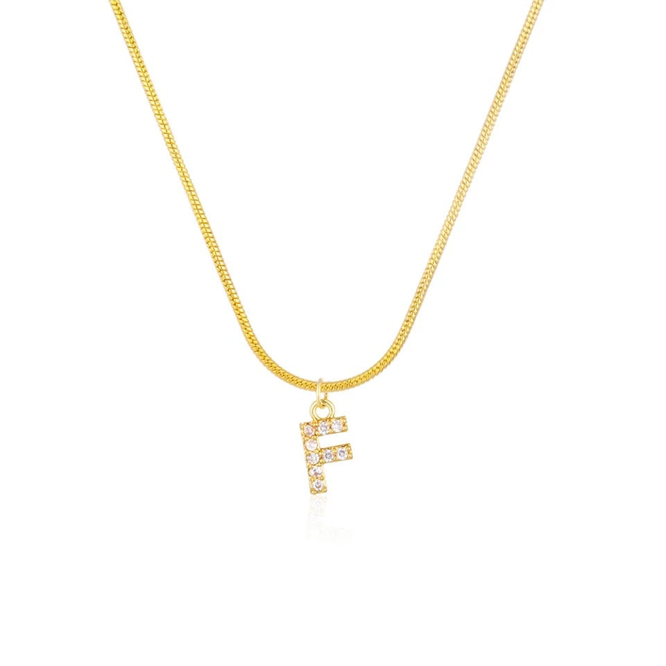 “Say My Name” herringbone necklace