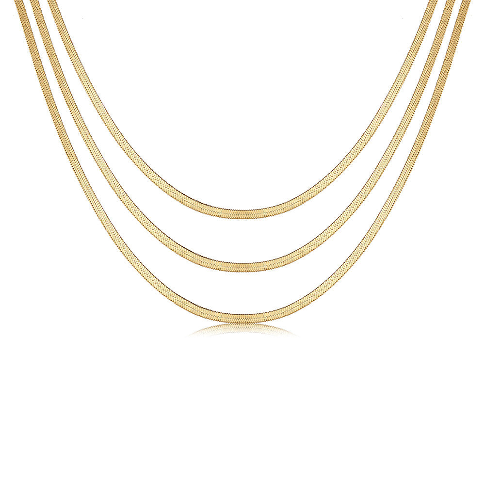 Herringbone Layered Necklace