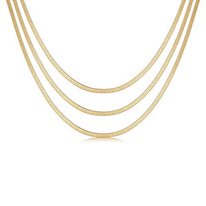 Herringbone Layered Necklace