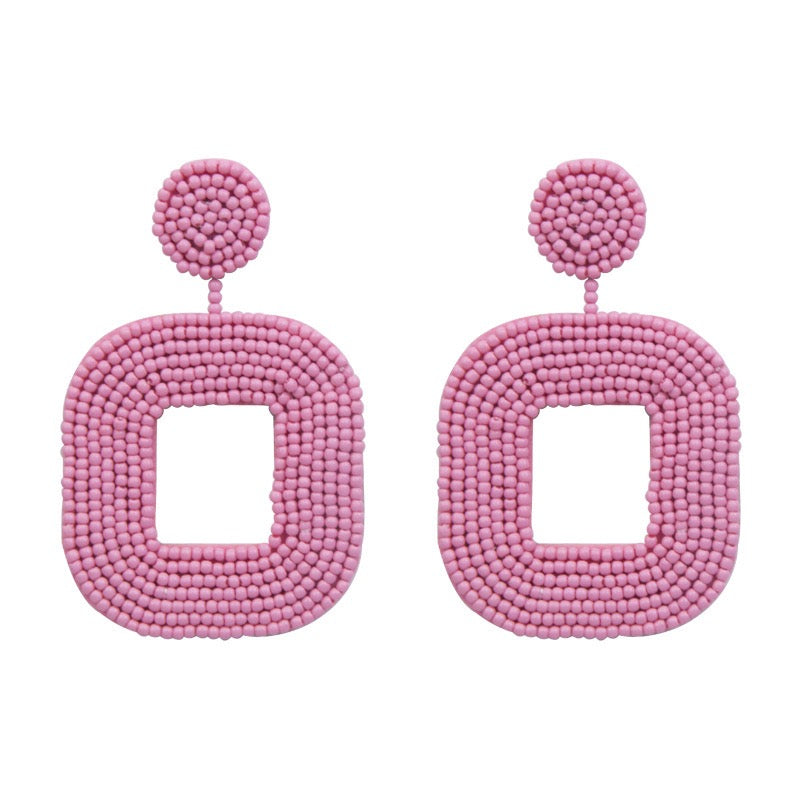 Becka Beaded Drop Earrings