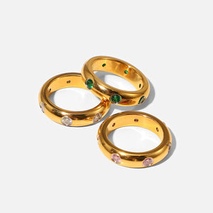 Golden Love Rings